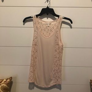 Victoria’s Secret Blush Lace Tank Top